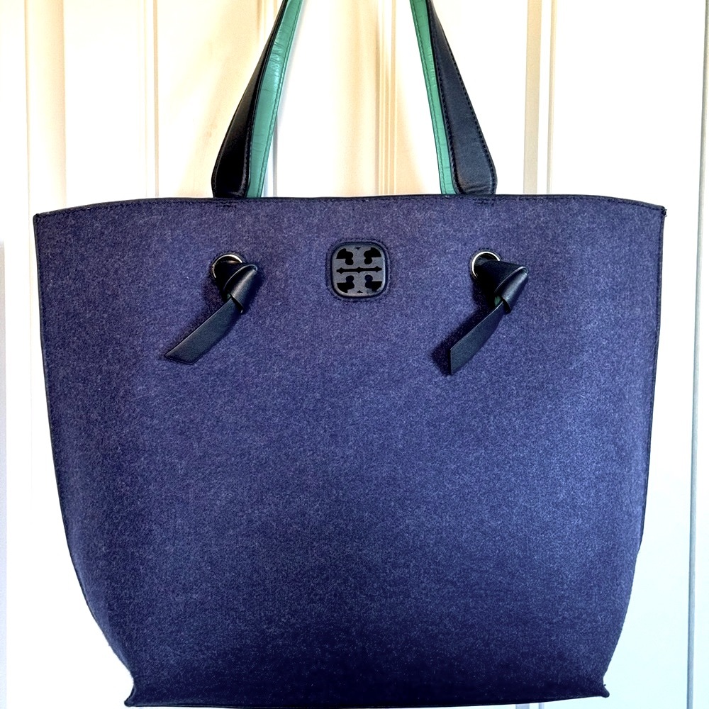 Tory Burch Tote - Felt Colorblock - Picture 1 of 9